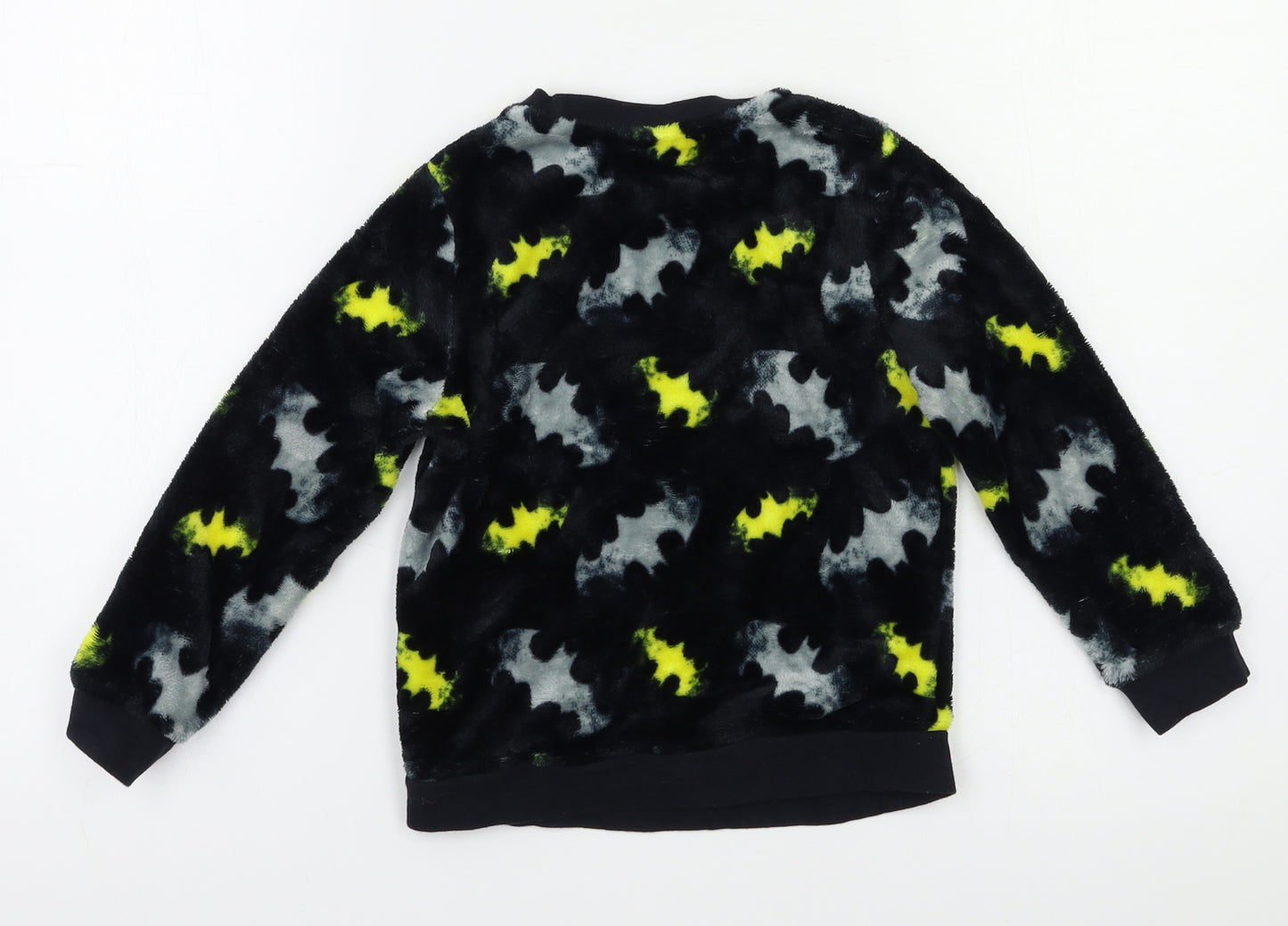 Nutmeg Boys Black Geometric  Pullover Sweatshirt Size 4-5 Years  - Batman