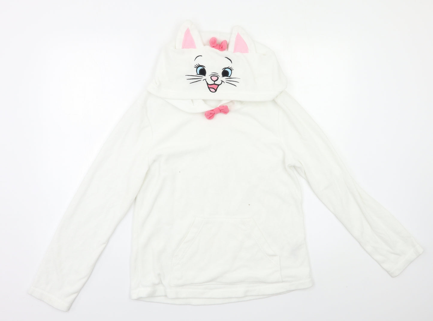 George Womens White   Pullover Hoodie Size 8