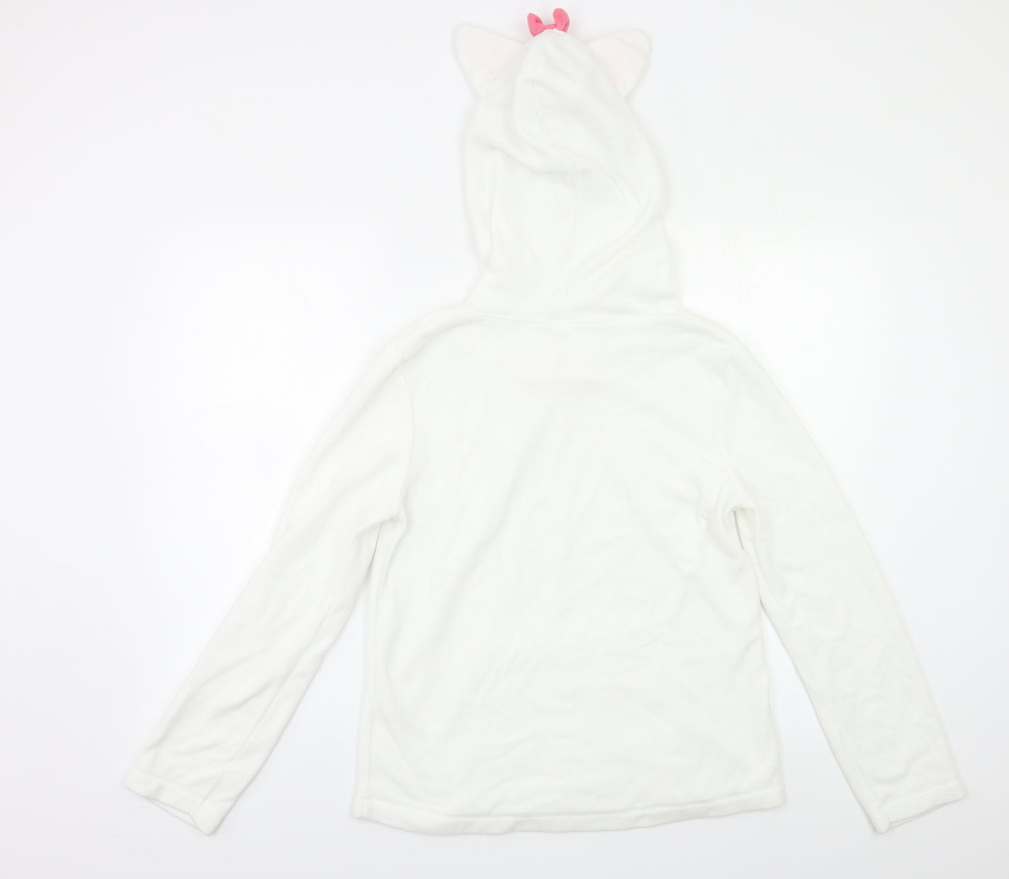 George Womens White   Pullover Hoodie Size 8