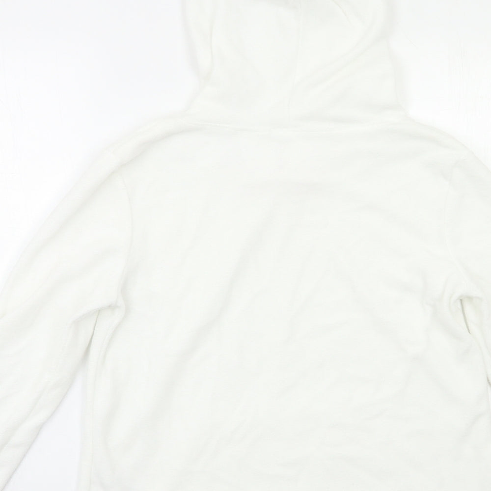 George Womens White   Pullover Hoodie Size 8