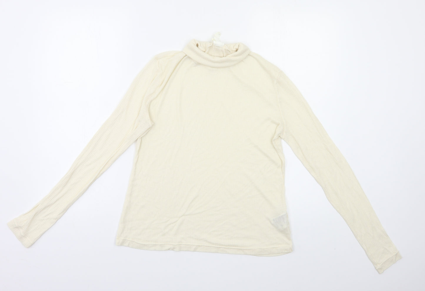 H&M Womens Ivory   Pullover Jumper Size L