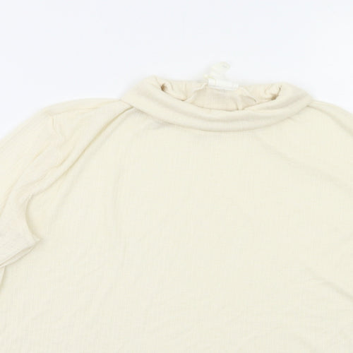 H&M Womens Ivory   Pullover Jumper Size L