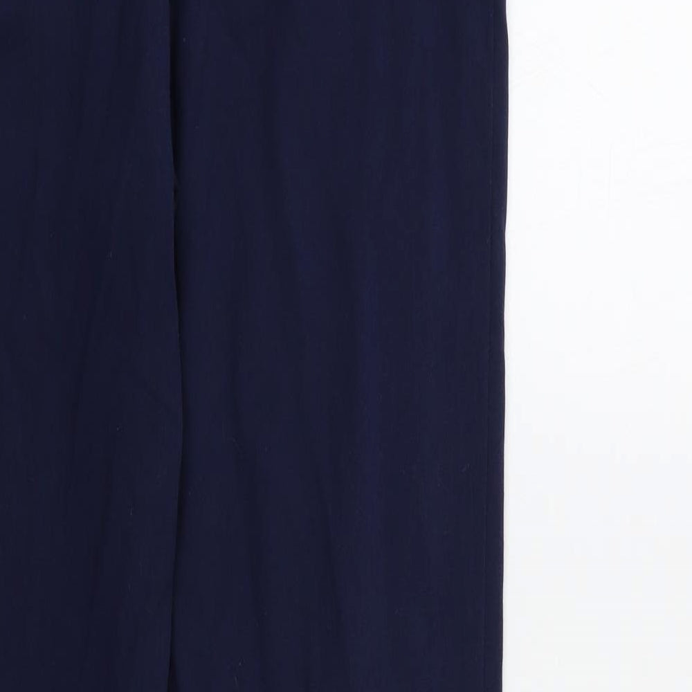 M&S Womens Blue   Trousers  Size 10 L30 in