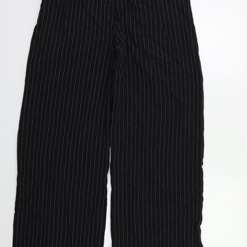 Love Womens Black Striped  Trousers  Size M L31 in