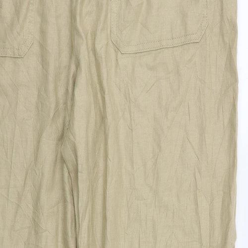 M&S Womens Beige   Trousers  Size 20 L29 in