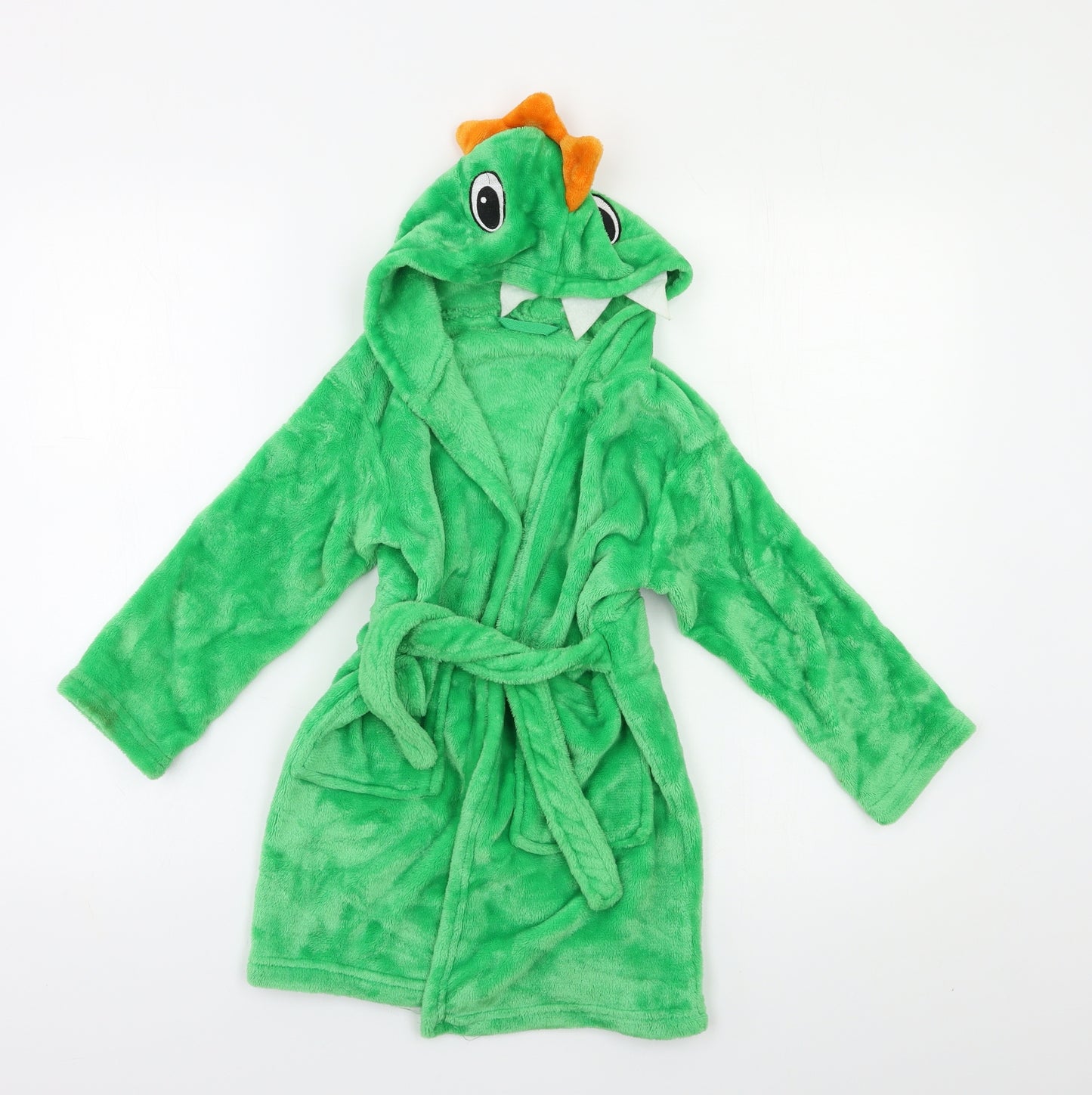 Preworn Boys Green    Robe Size 4-5 Years