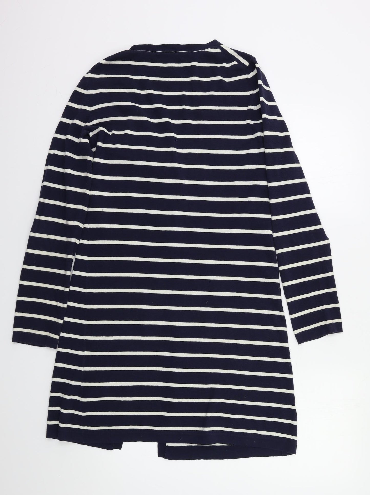 LK Bennett Womens Blue Striped  Cardigan Jumper Size M