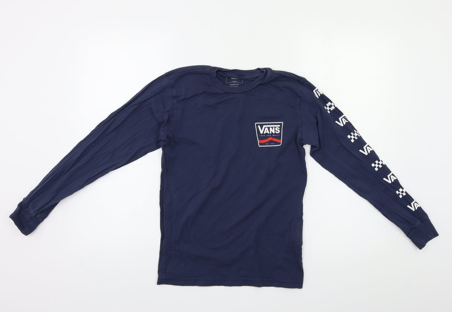 VANS Mens Blue    T-Shirt Size XS