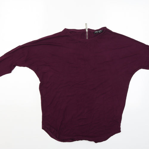 Select Womens Red   Basic Blouse Size 8
