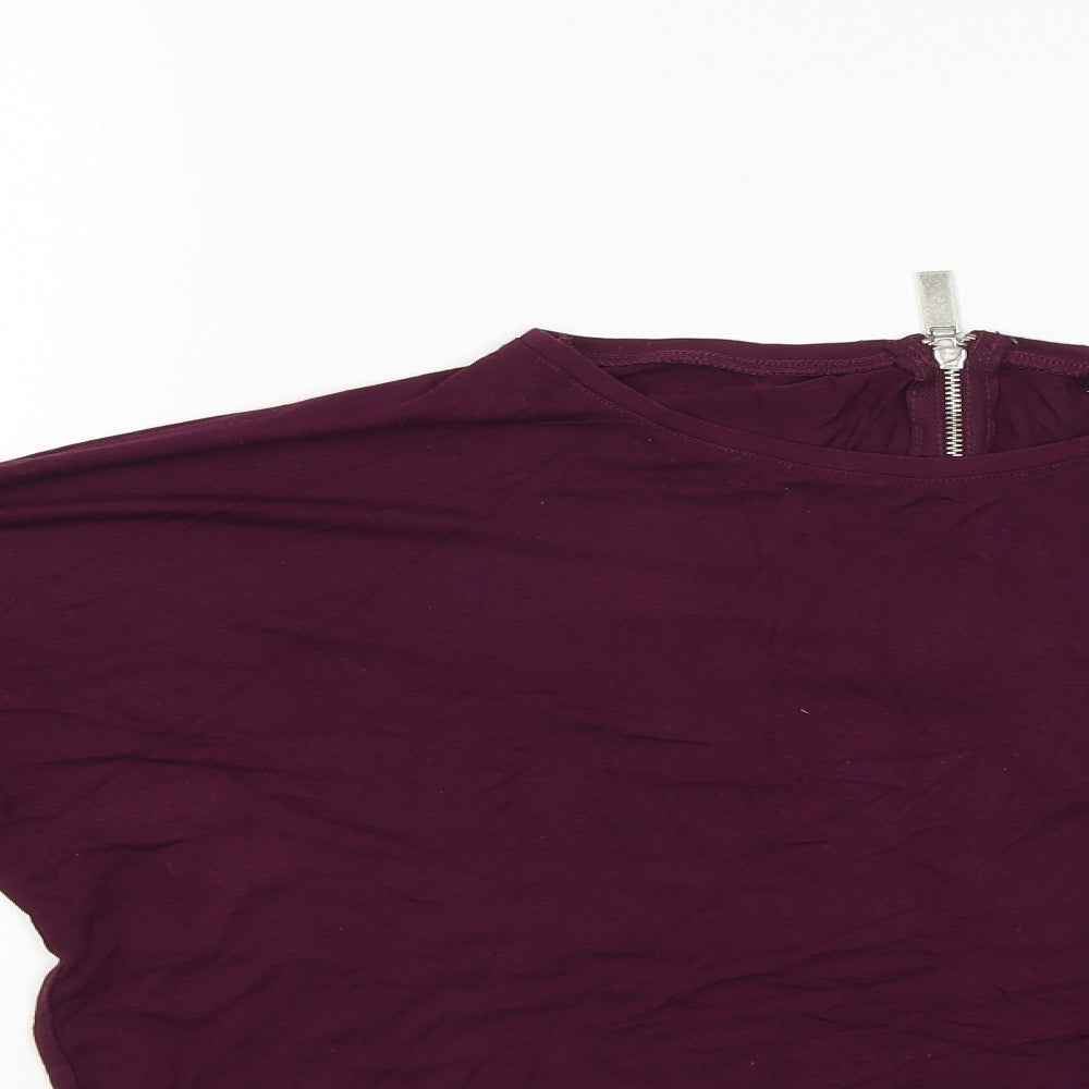 Select Womens Red   Basic Blouse Size 8