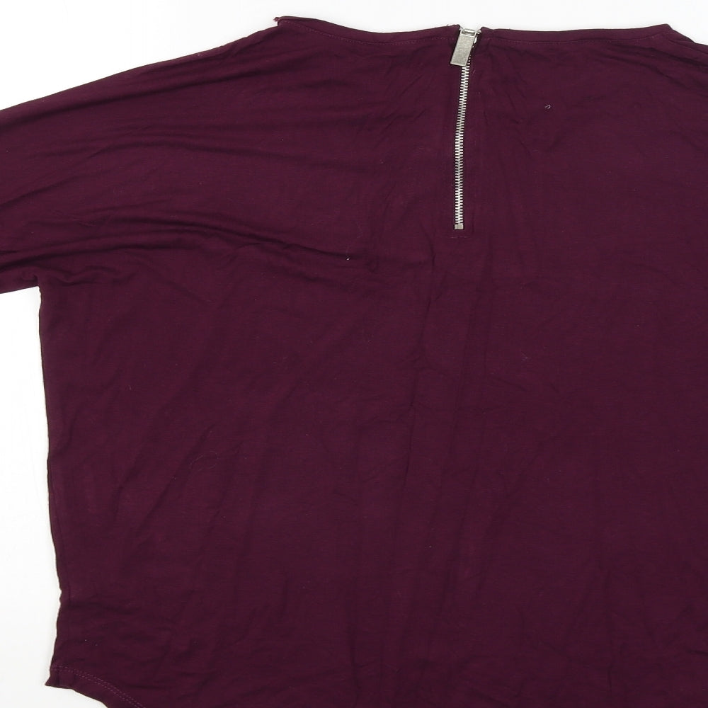 Select Womens Red   Basic Blouse Size 8