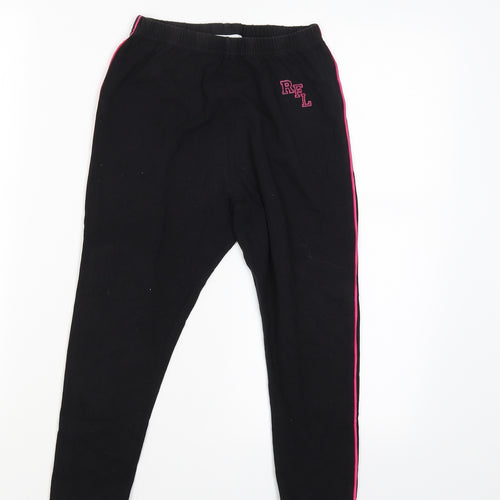 Cancer Research UK Girls Black   Sweatpants Trousers Size 10 Years