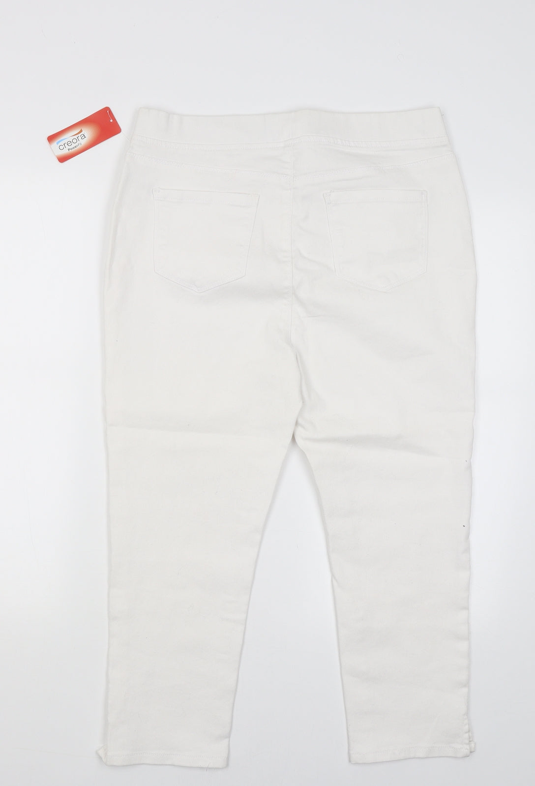 Pep&Co Womens White   Jegging Jeans Size 14 L22 in