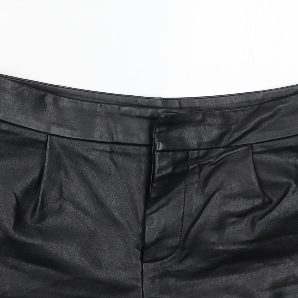 Primark Womens Black   Hot Pants Shorts Size 10