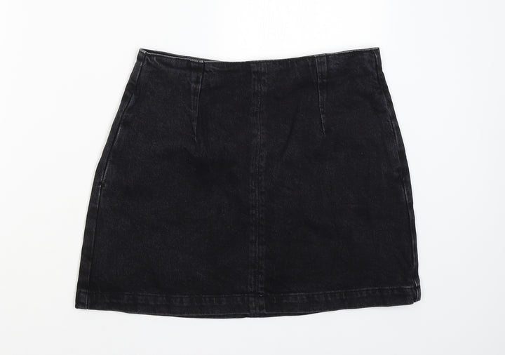 Topshop Womens Black   Straight & Pencil Skirt Size 12