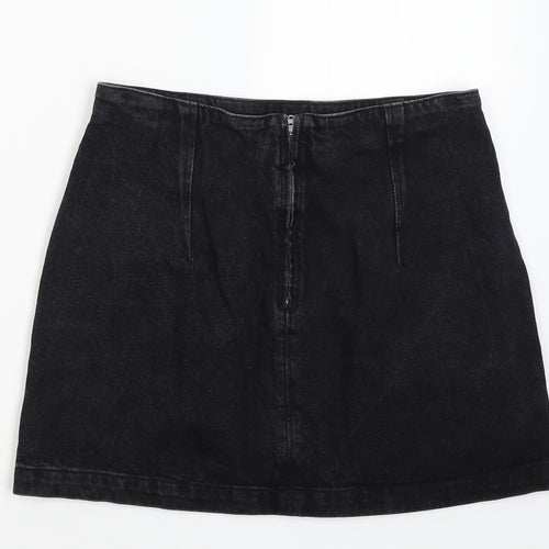 Topshop Womens Black   Straight & Pencil Skirt Size 12