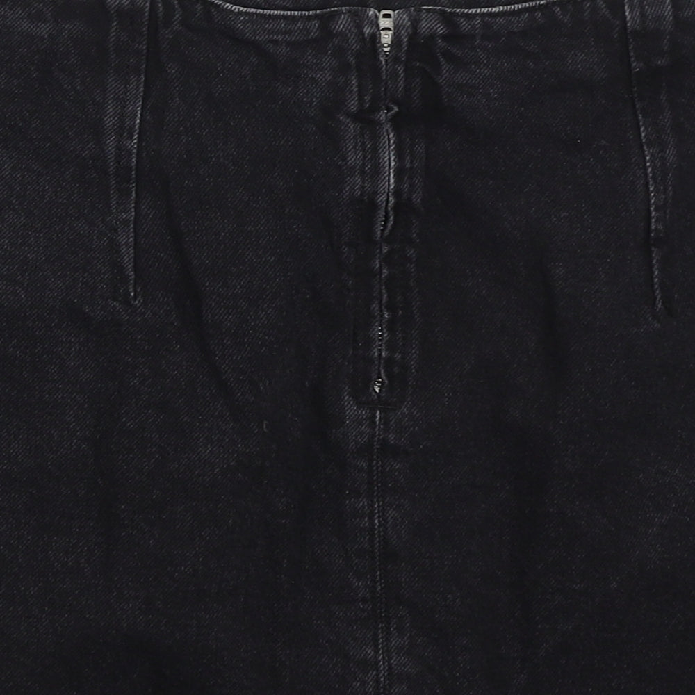 Topshop Womens Black   Straight & Pencil Skirt Size 12