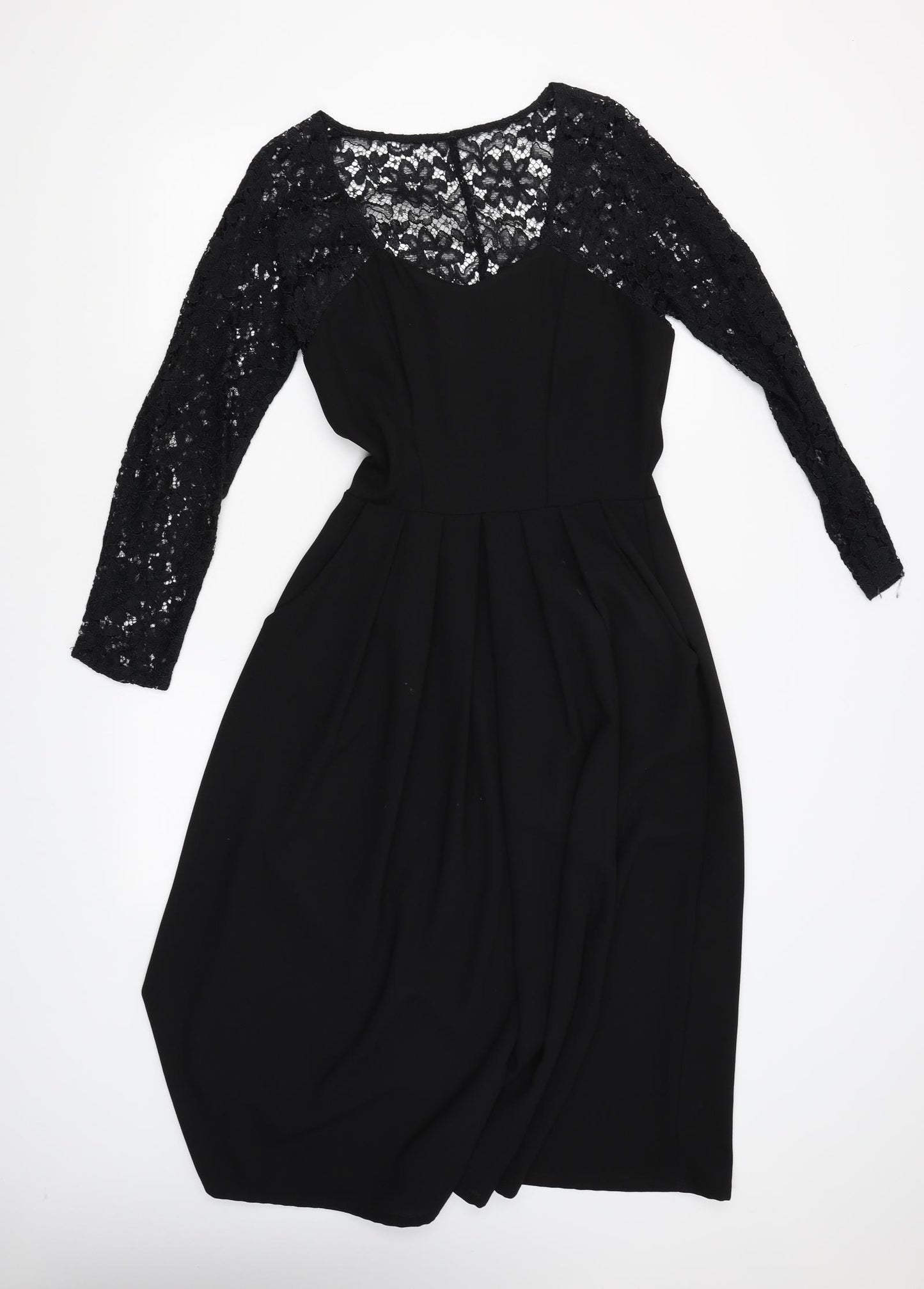 Preworn Womens Black   Tank Dress  Size 14