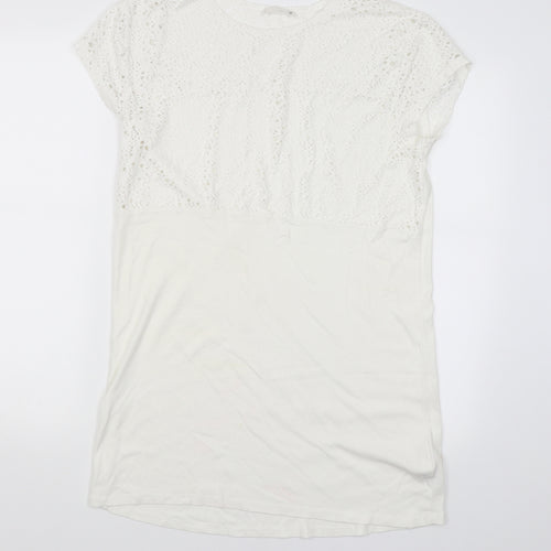 ST Womens White   Basic Blouse Size L
