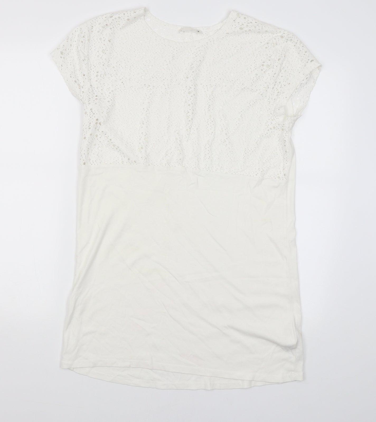 ST Womens White   Basic Blouse Size L