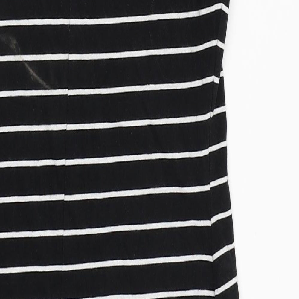Atmosphere Womens Black Striped  Tank Dress  Size 10