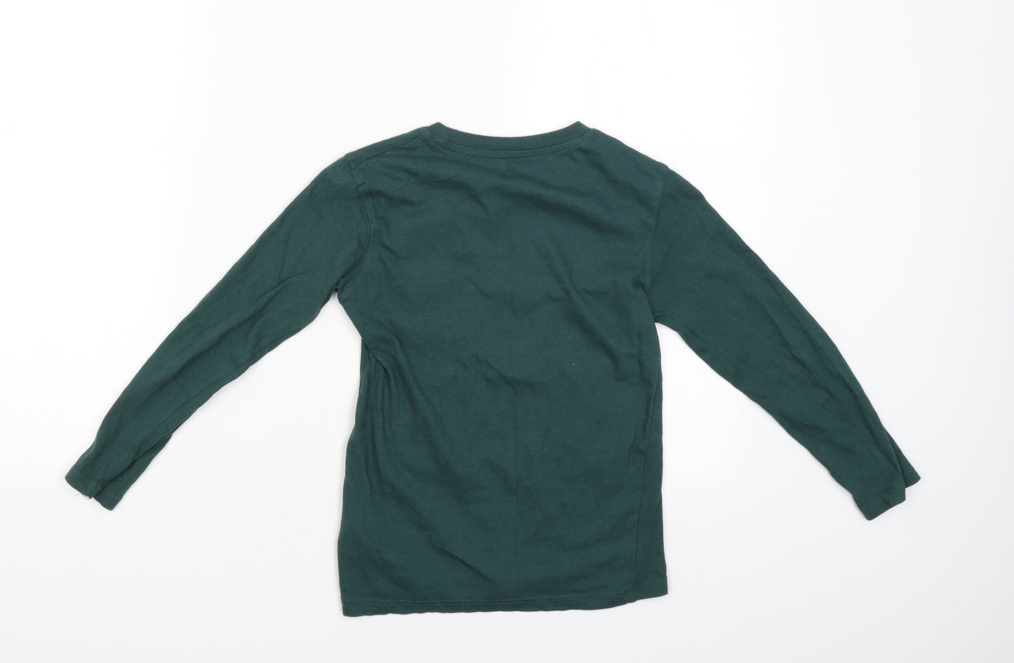Pep&Co Boys Green   Basic T-Shirt Size 7-8 Years  - United Future