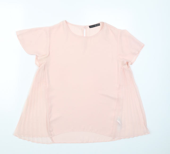 Atmosphere Womens Pink Basic Blouse Size 12