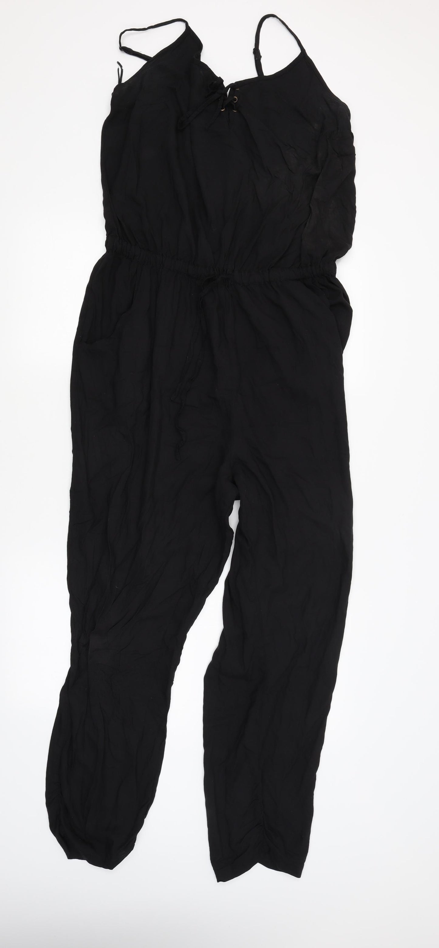 Peacocks Womens Black   Bodysuit One-Piece Size 16