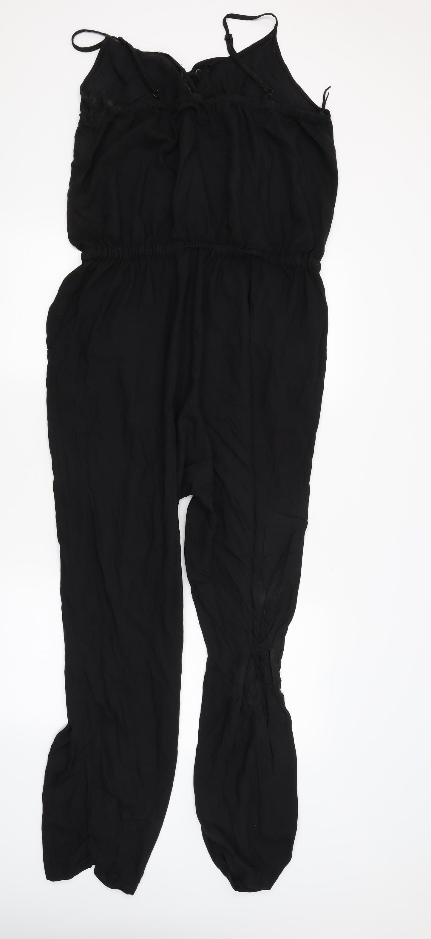 Peacocks Womens Black   Bodysuit One-Piece Size 16