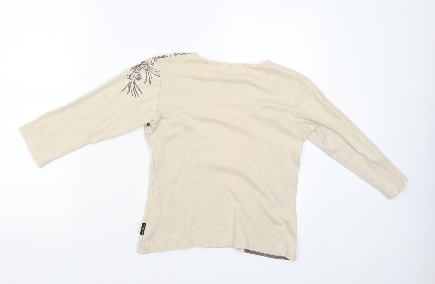Jasper Conran Womens Beige   Basic T-Shirt Size S
