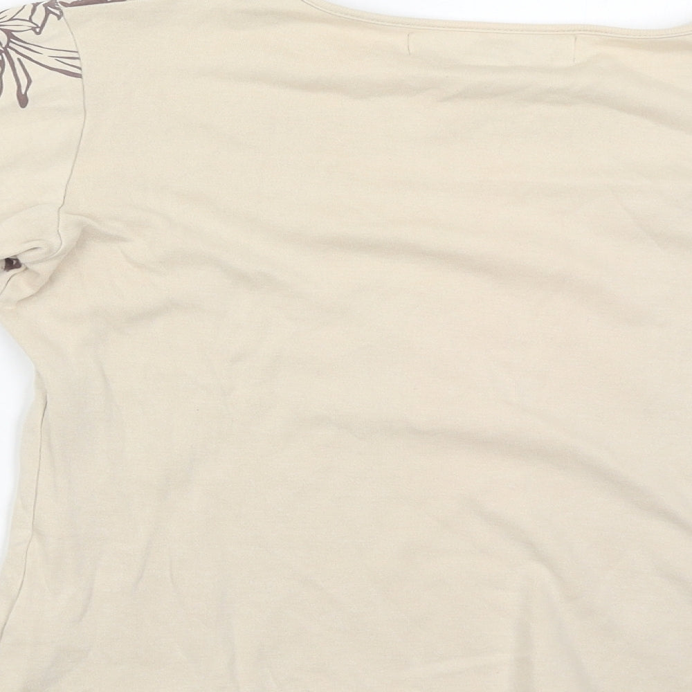 Jasper Conran Womens Beige   Basic T-Shirt Size S