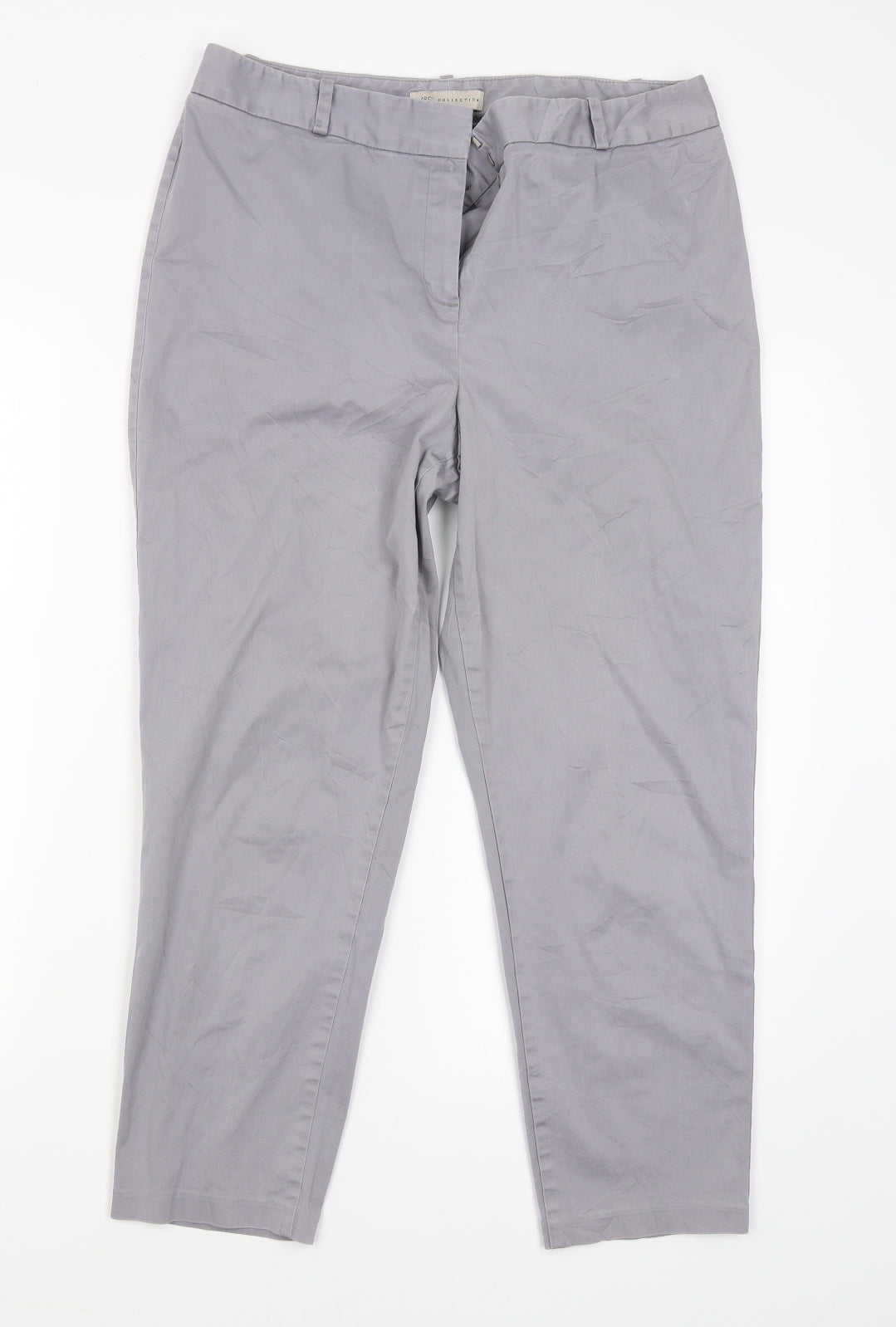 M&S Womens Grey   Trousers  Size 14 L25 in