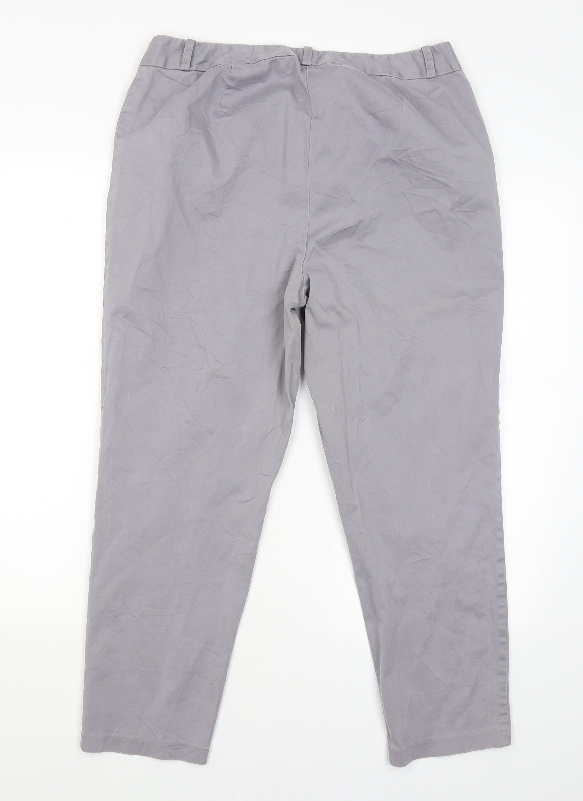 M&S Womens Grey   Trousers  Size 14 L25 in