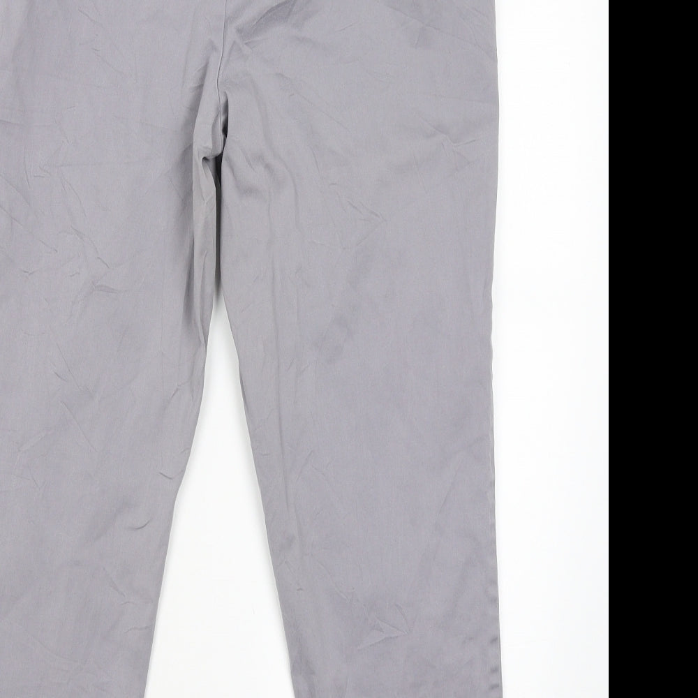 M&S Womens Grey   Trousers  Size 14 L25 in