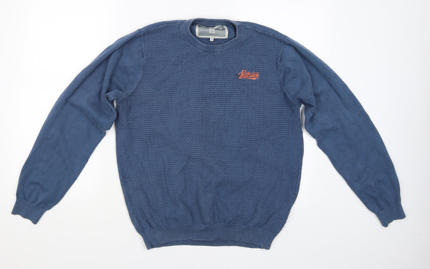 Saltrock Mens Blue   Pullover Jumper Size M
