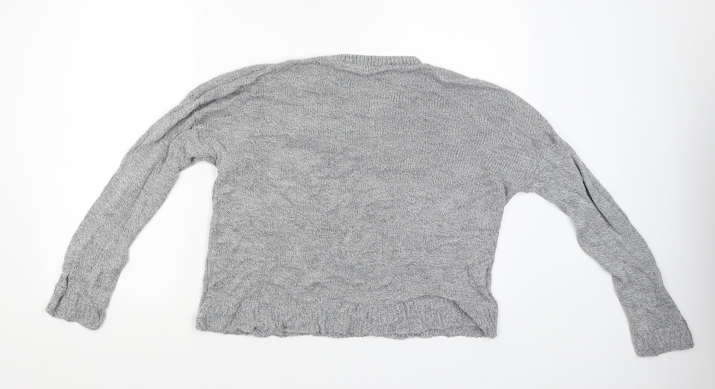 Nasty Gal Womens Grey   Pullover Jumper Size S