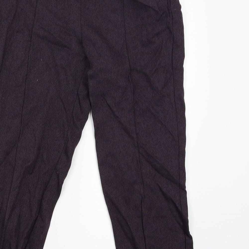 Honor Milburn Womens Purple   Jegging Trousers Size 12 L23 in