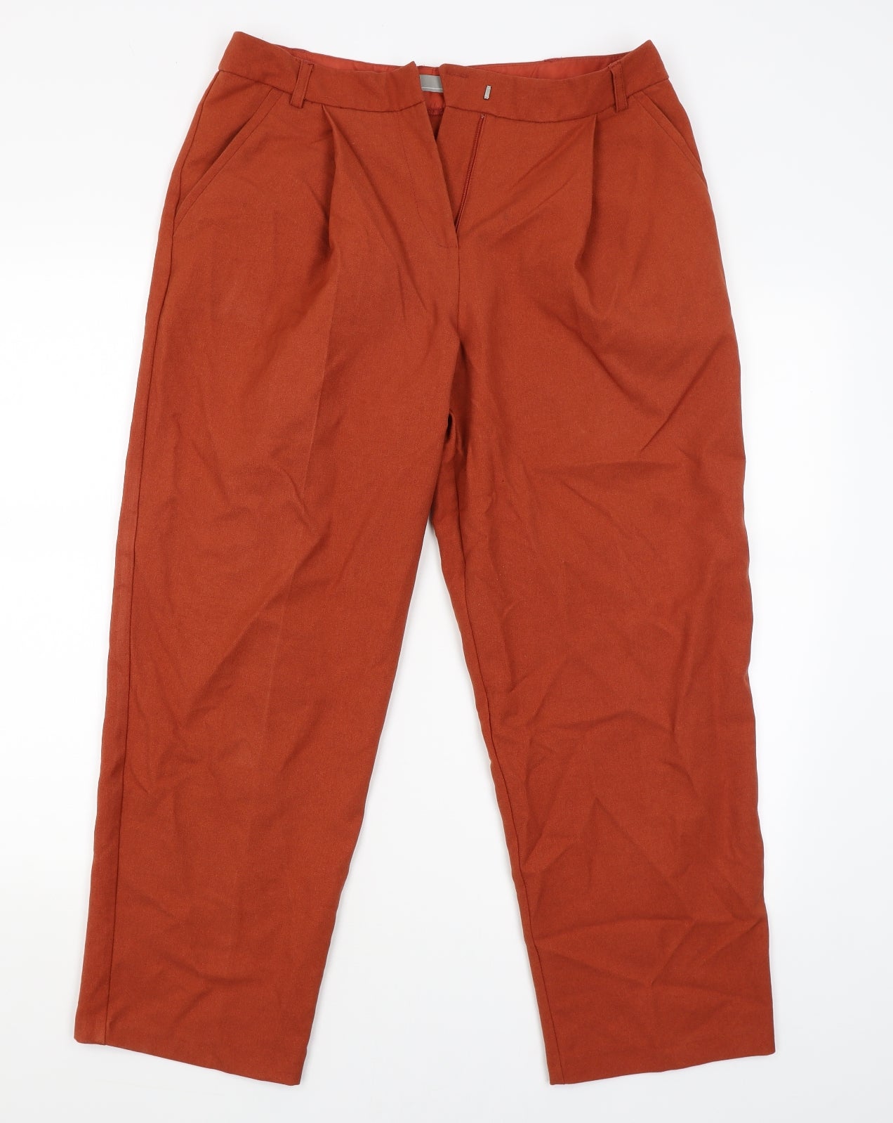 ASOS Womens Orange   Trousers  Size 12 L25 in
