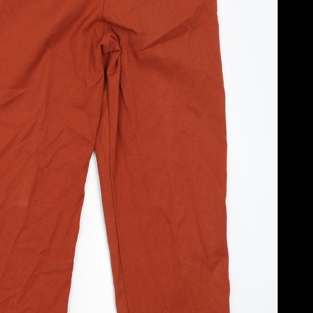 ASOS Womens Orange   Trousers  Size 12 L25 in