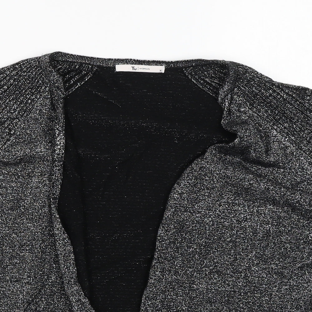 TU Womens Silver   Basic Blouse Size 16