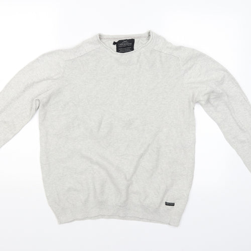 Vintage Threads Mens Grey   Pullover Jumper Size M