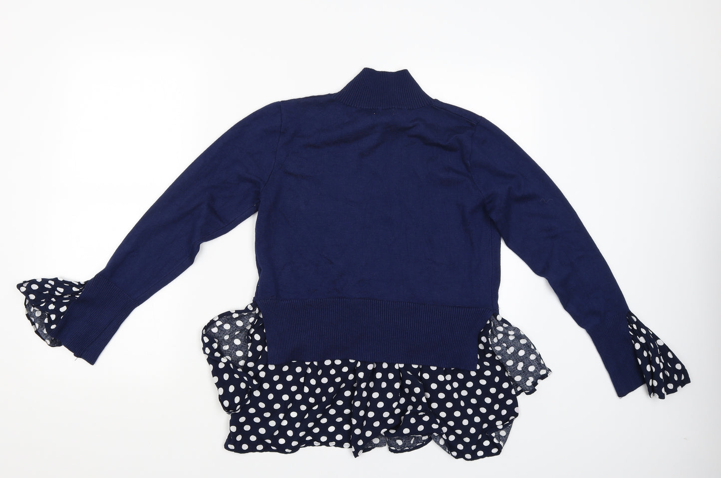 Blue Vanilla Womens Blue   Pullover Jumper Size M