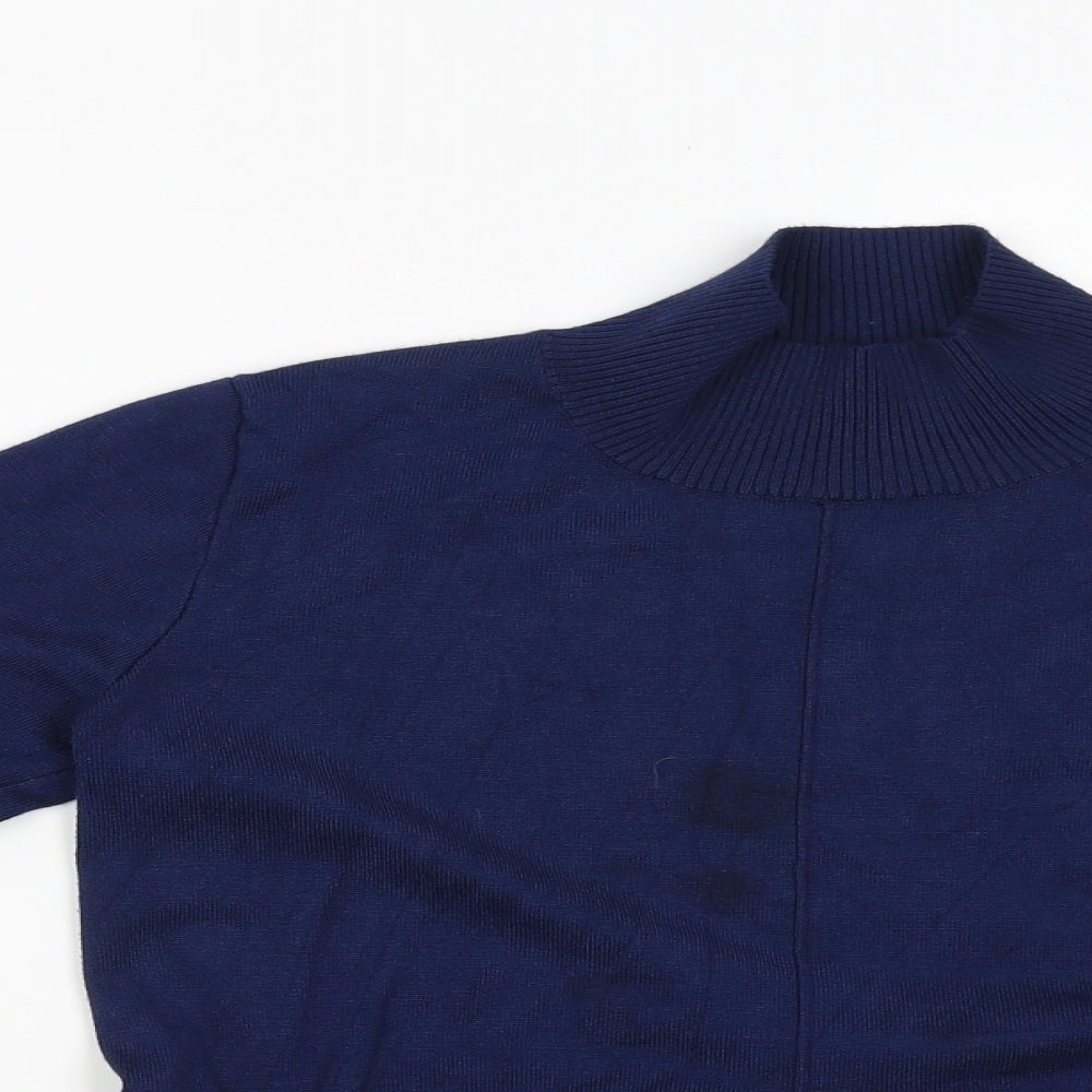 Blue Vanilla Womens Blue   Pullover Jumper Size M