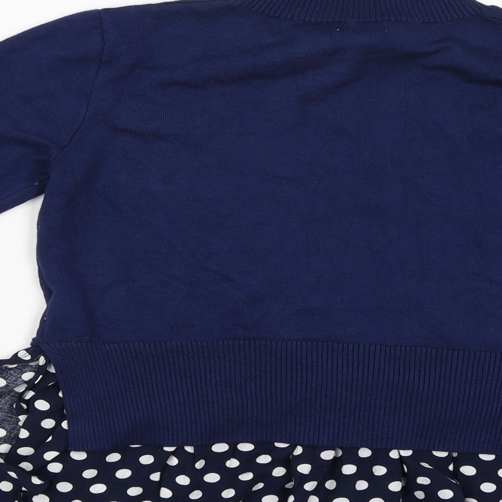 Blue Vanilla Womens Blue   Pullover Jumper Size M