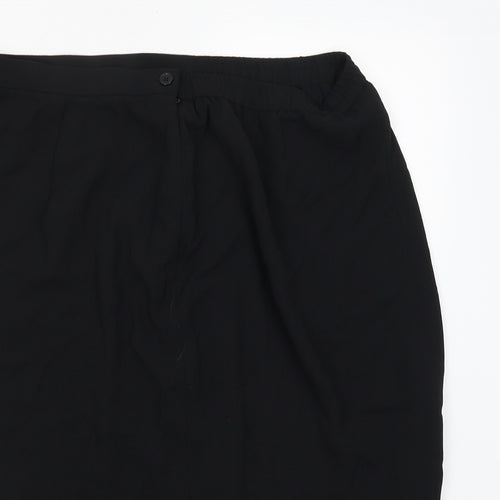 Frank Usher Womens Black   Tulip Skirt Size 20