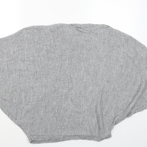 Boohoo Womens Grey   Pullover Jumper Size S