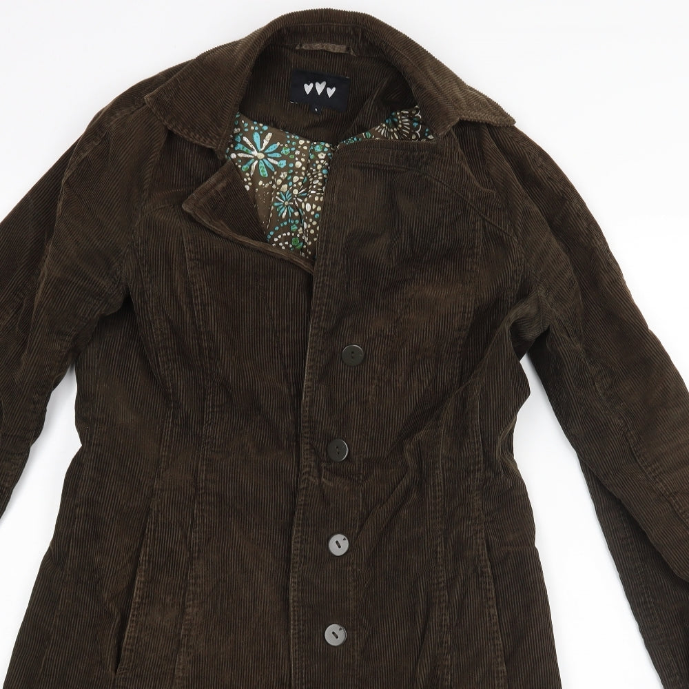 Per Una Womens Brown   Jacket Coat Size 8
