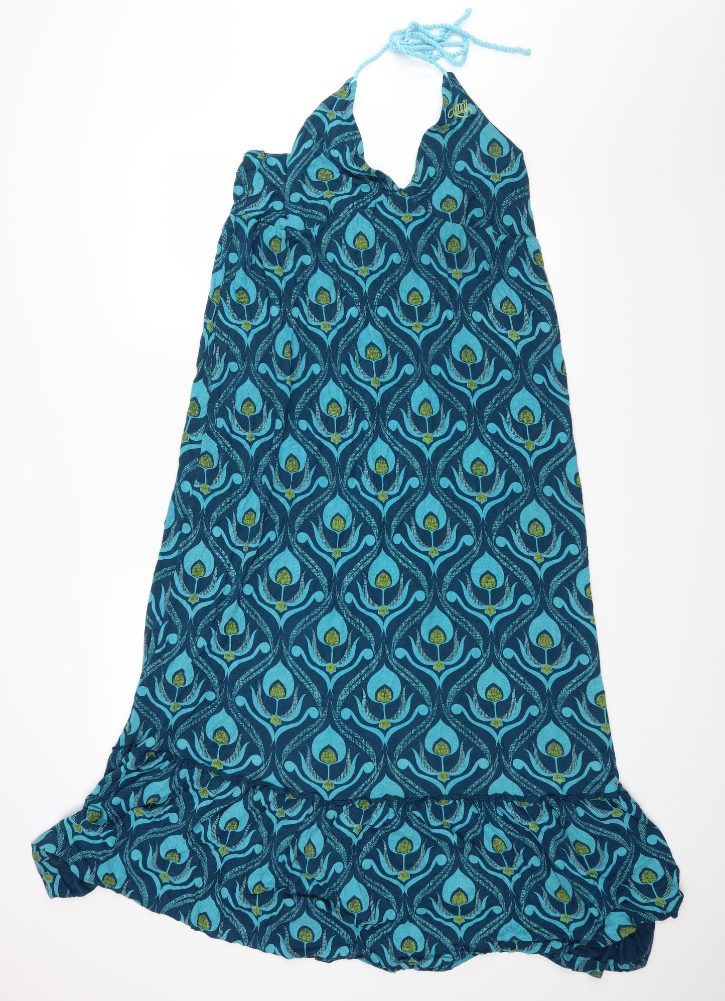 Animal Womens Green Paisley  A-Line  Size 16