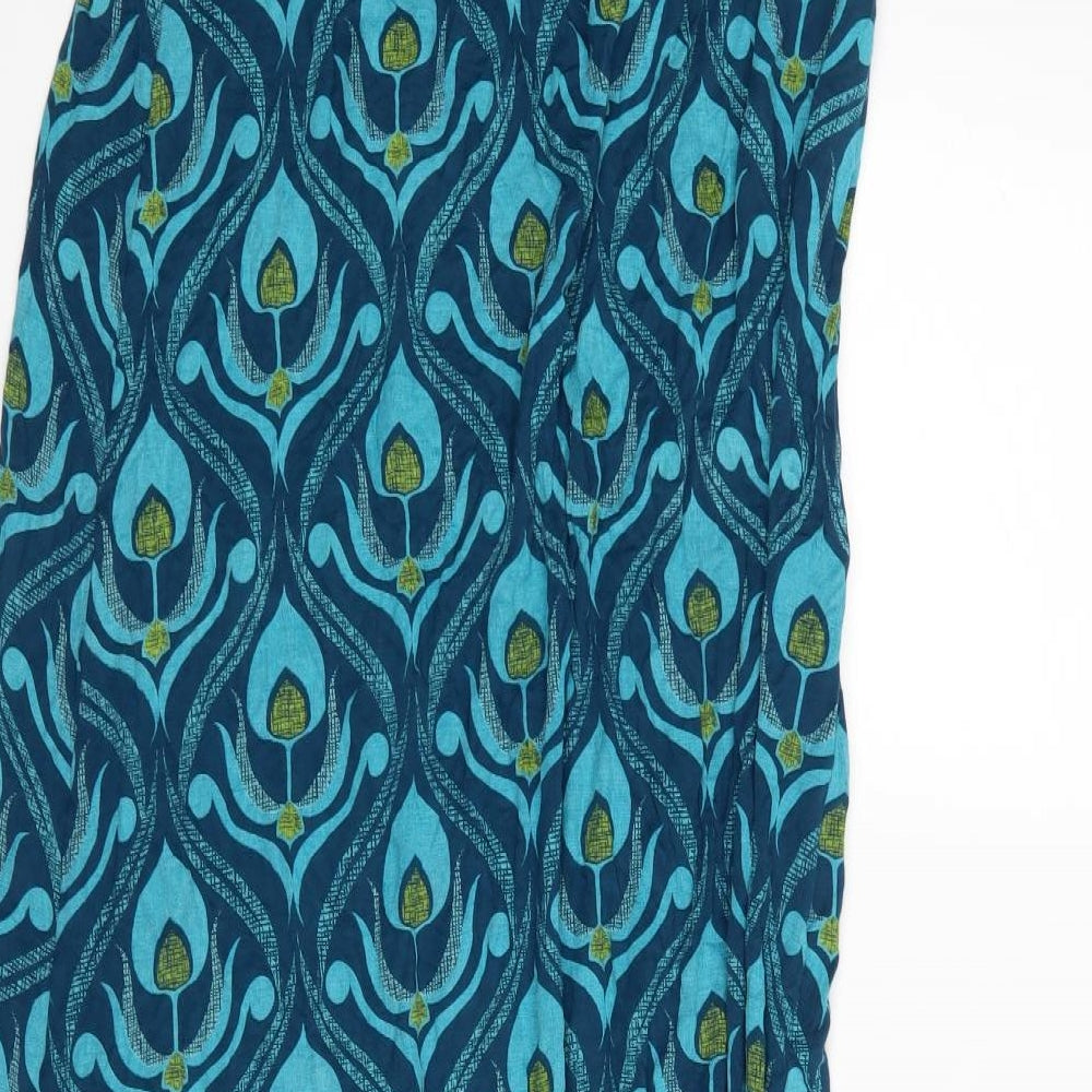 Animal Womens Green Paisley  A-Line  Size 16