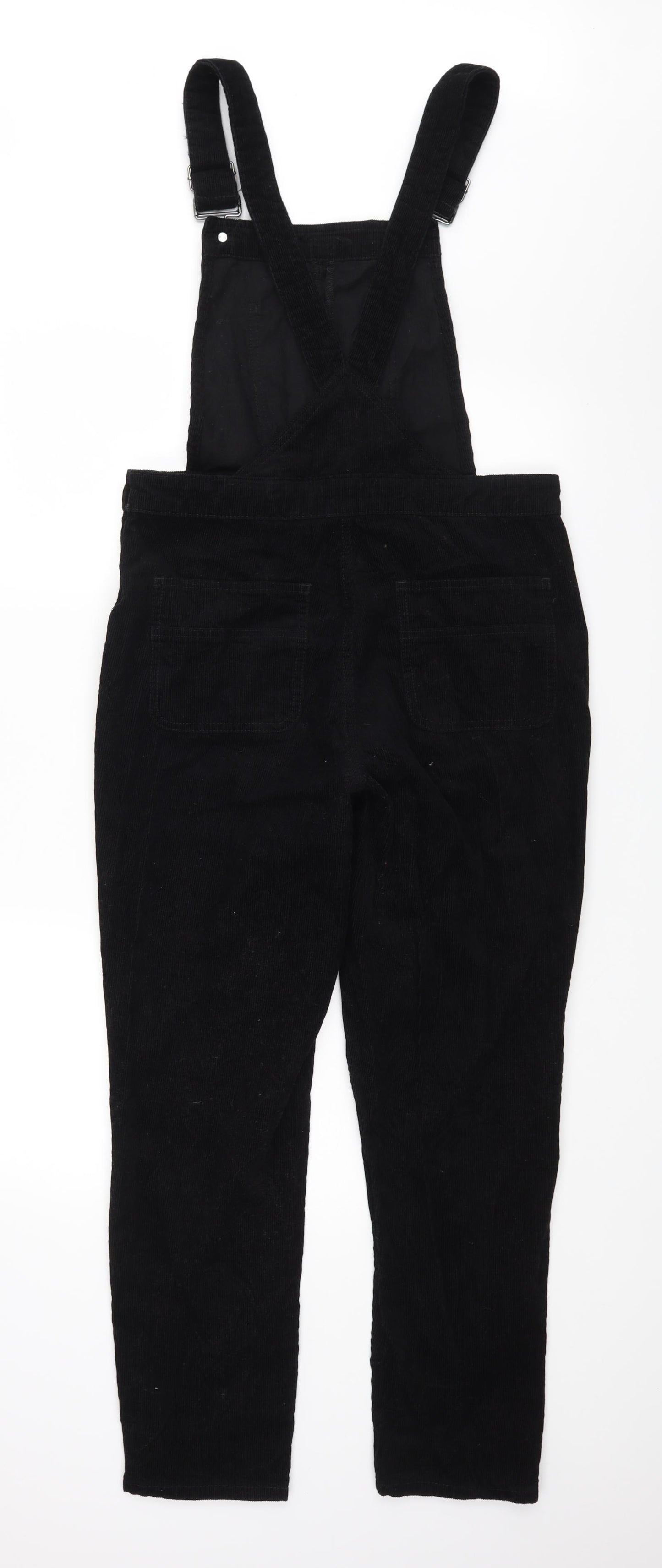TU Womens Black   Dungaree One-Piece Size 10 L25 in